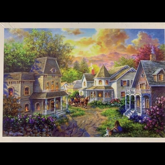 2 puzzle bundle. Country houses and Venice canals - Picture 2 of 6
